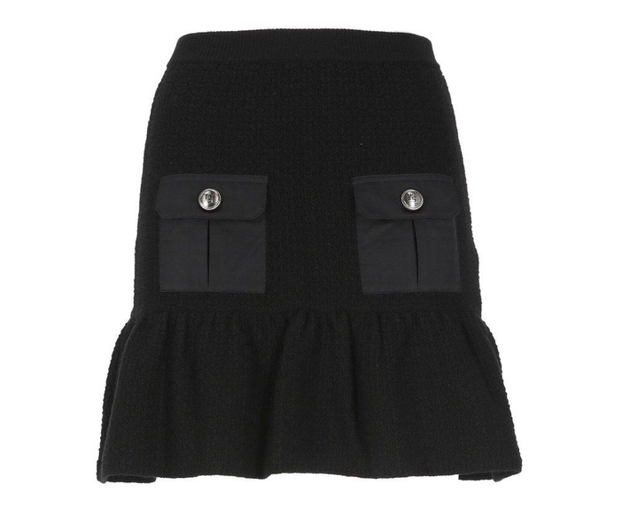 Elisabetta Franchi Flap Pocket Mini Skirt