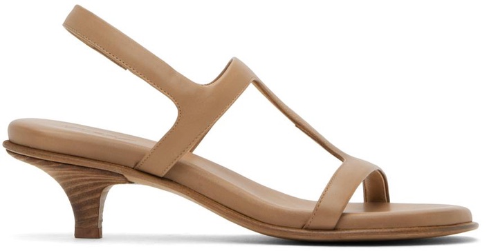 Tan Ciglio Heeled Sandals