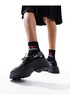 London Rebel chunky wallaby shoes in black