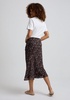 Poppy Aster Midi Skirt In Black