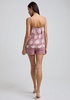 Camilla Aster Pachwork Cami & Short Pyjama Set In Pink