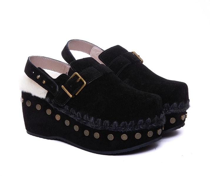 Plain Suede Clog