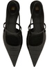 The Sharp Leather Slingback Pumps