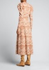 Andromeda Midi Jacquard Dress