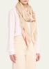 Striped Cashmere & Silk Scarf