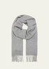 Men's Cashmere Scarf with Pocket