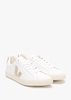 White 'esplar' Sneaker With Side Logo In Chromefree Leather Woman