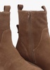 Leeds Taupe Suede Wedge Ankle Boots