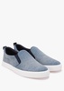 Haddley Blue Denim Trainers