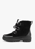 Torino II Parc Shearling Black Leather Waterproof Boots