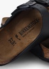 Arizona Black Natural Leather Two Bar Mules