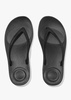 Iqushion All Black Ergonomic Flip Flops