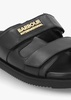 Whitson Black Leather Sandals