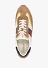 Dani Colour Block Soft White Camel Multi Suede Trainers