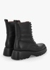 Atari Black Leather Ankle Boots