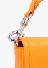 The Leather Mini Tangerine Cross-Body Bag