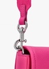 The Leather Mini Hot Pink Cross-Body Bag