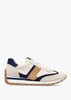 Dani White Sand Navy Multi Suede Trainers