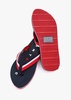 Love New York Navy White Red Flip Flops