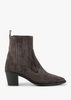 Anjou Brown Suede Western Boots