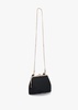 Granny Frame Black Biogreen Saffiano Purse On A Chain