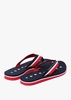 Love New York Navy White Red Flip Flops