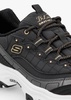 Women’s D’Lites Night Black & Gold Trainers