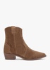 Lunette Tan Suede Cowboy Boots