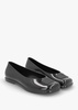 x Melissa Ruby Black Ballet Pumps