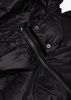 Noel Black Longline Puffa Coat