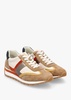 Dani Colour Block Soft White Camel Multi Suede Trainers