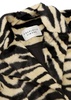 Nora Zebra Print Faux Fur Longline Coat