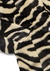 Nora Zebra Print Faux Fur Longline Coat