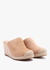 Pennie Camel Suede Blackless Wedge Espadrilles