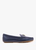 Barnsbury Navy Leather Loafers