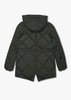 Luke Dark Bottle Diamond Quilt Puffa Coat