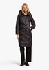 Noel Black Longline Puffa Coat