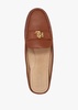 Barnsbury Pebbled Lauren Tan Leather Backless Mules