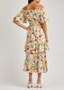 Margarita floral-print cotton maxi dress