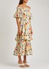 Margarita floral-print cotton maxi dress