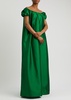 Rianne off-the-shoulder taffeta maxi dress