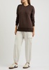 Gabriella stretch-jersey sweatshirt