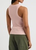 Isabel ribbed stretch-jersey tank 