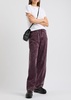 Bonnie wide-leg corduroy trousers