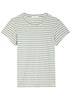 The Slub striped cotton T-shirt