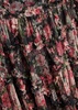 Midnight Dance floral-print tulle midi dress