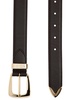 Benny grained leather belt