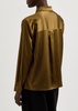 Stretch-silk satin shirt 