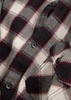 Written checked cotton overshirt