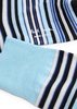 Striped cotton-blend socks